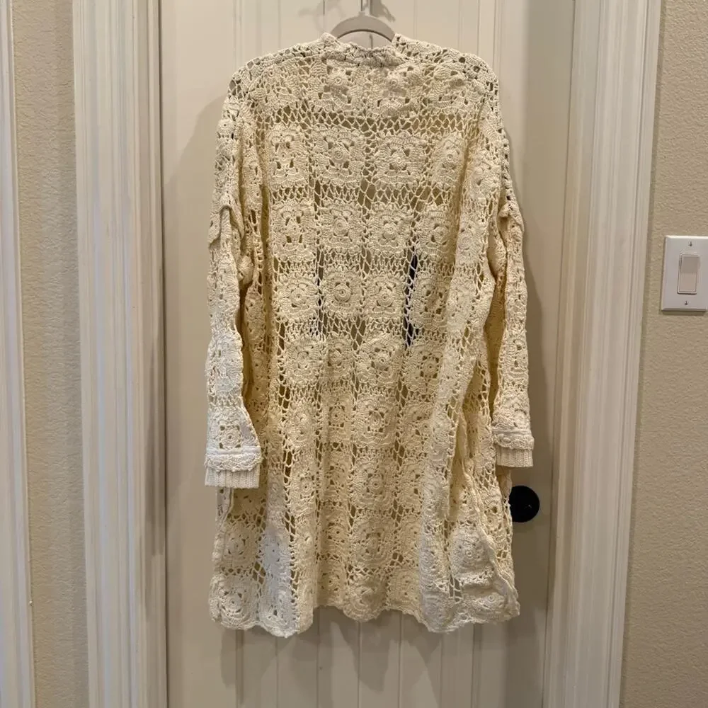 Free People Bali June Crochet Cardigan